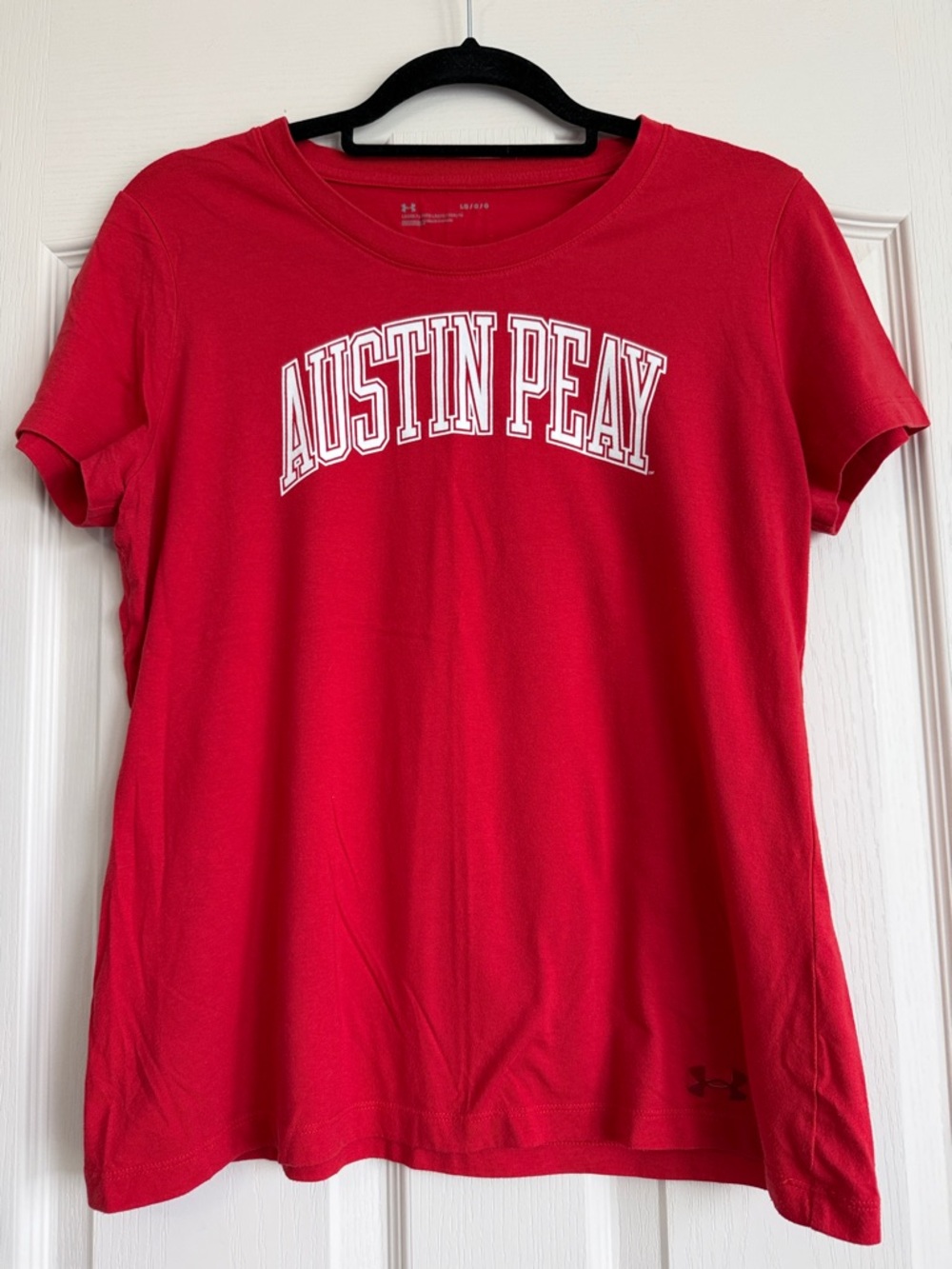 Under Armour Red Austin Peay Women's Short Sleeve Tee